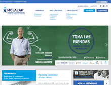 Tablet Screenshot of cancerprostata.info