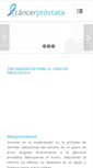 Mobile Screenshot of cancerprostata.cl